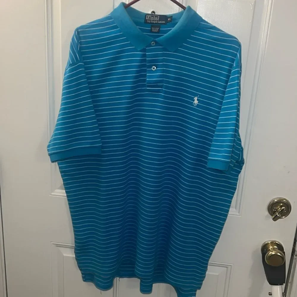 Polo Ralph Lauren shirt blue white